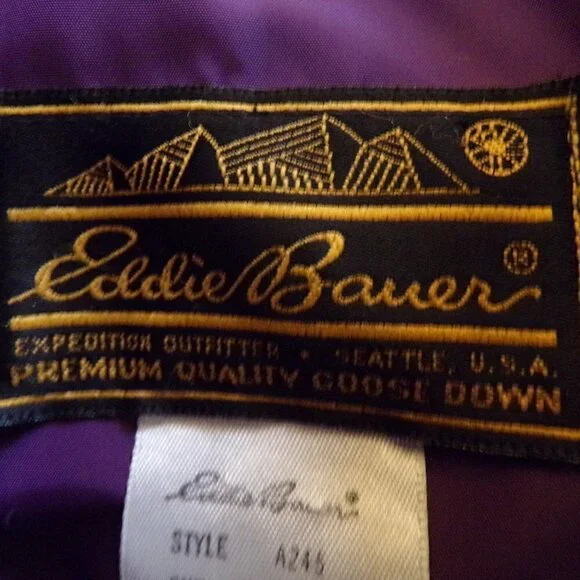 Eddie Bauer Vintage Made in USA Women's Goose Down Hooded Expedition Parka - M - Picture 10 of 12